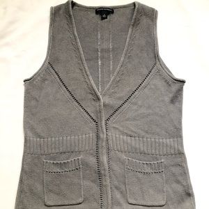 Banana Republic grey vest SMALL
